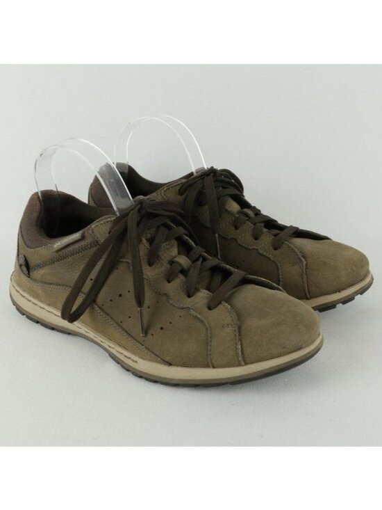 Columbia Three Passes Men\'s Size 9.5 Brown Leather Lace Up Casual Oxfords